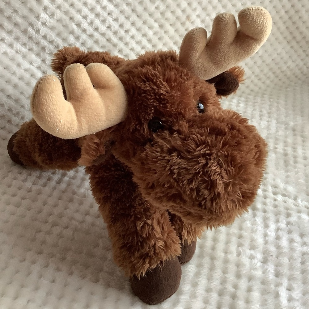 Aurora World Plush Brown Moose Stuffed Animal Toy